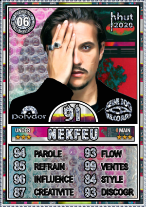NEKFEU "LEV" DIAMANT 2020